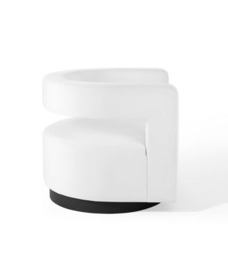  Spin Cutaway Performance Velvet Swivel Armchair