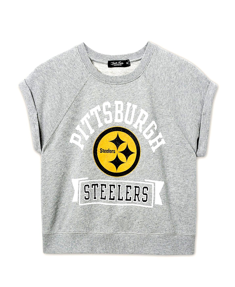 Junk Food Clothing Women's Nfl Pittsburgh Steelers Raglan Fleece Tank