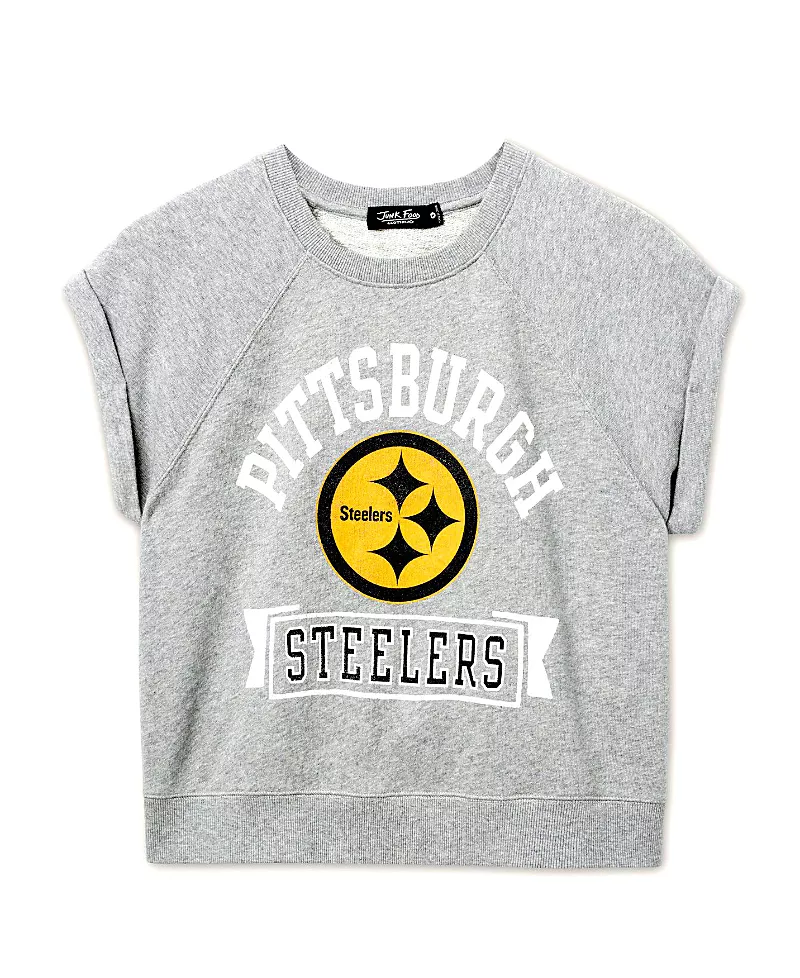 Junk Food Clothing Women's Nfl Pittsburgh Steelers Raglan Fleece Tank