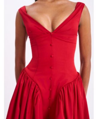  Nahla Drop Waist Midi Dress