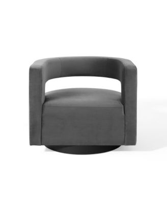  Spin Cutaway Performance Velvet Swivel Armchair