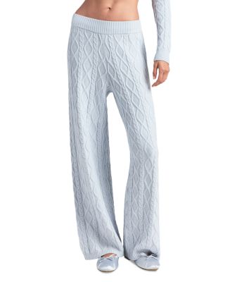 Snow Bunny Cable Knit Pants
