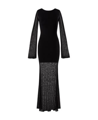Haisley Sheer Knitted Maxi Dress