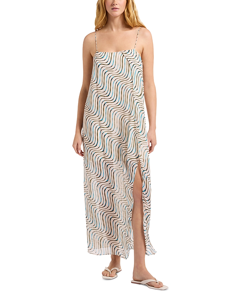 Jets Maxi Dress Swim Cover-Up