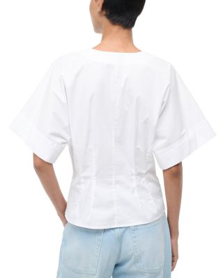 Elle Button Front Top