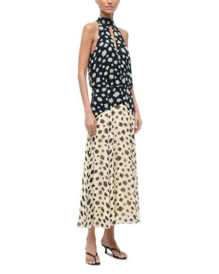 Camryn Two Tone Tie Back Dress