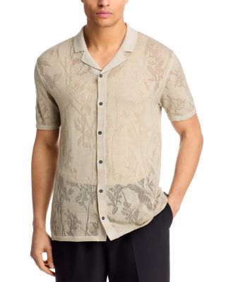 Miguel Camp Collar Floral Shirt