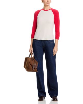 Cashmere Baseball Sweater