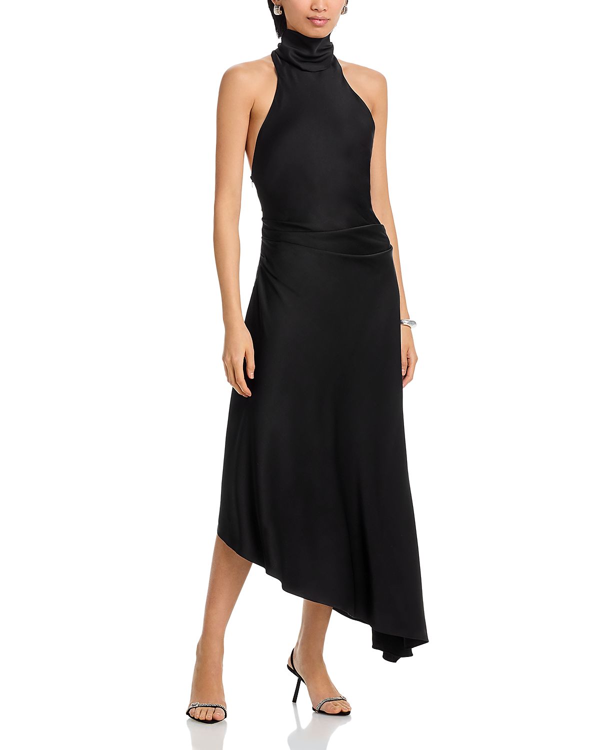 Simkhai Monica Satin Midi Dress