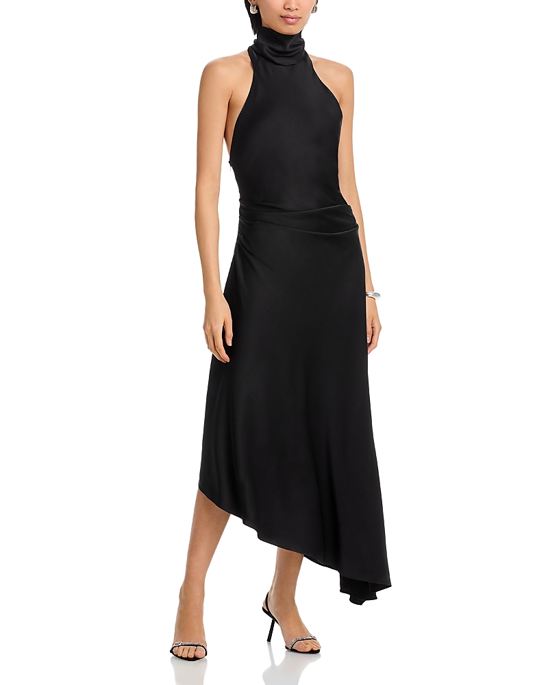 Simkhai Monica Satin Midi Dress
