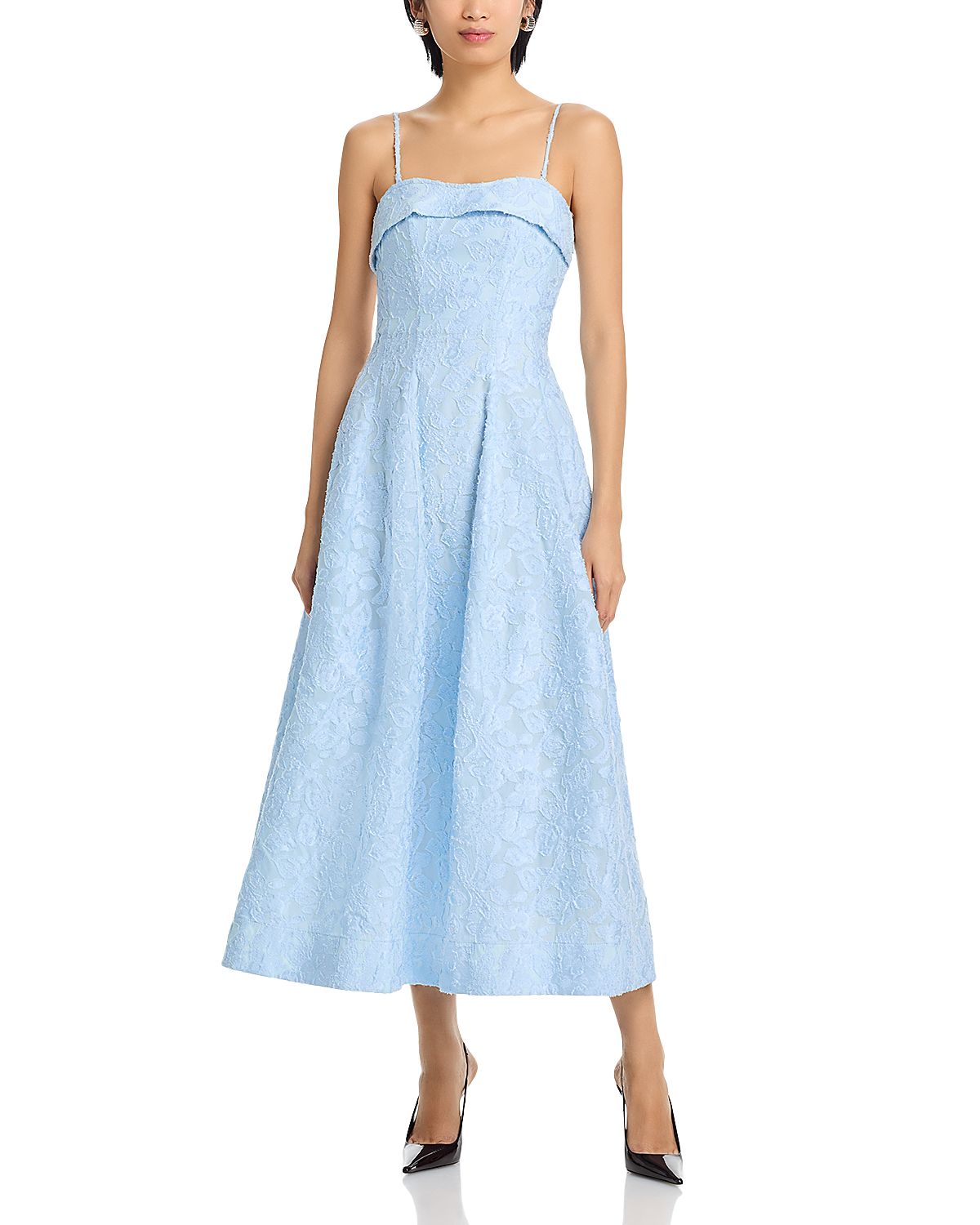 Simkhai Valeria Jacquard Midi Dress