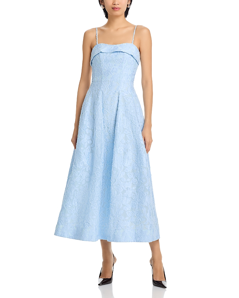 Simkhai Valeria Jacquard Midi Dress