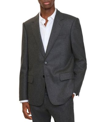 Wool Flannel Tailored Jacket