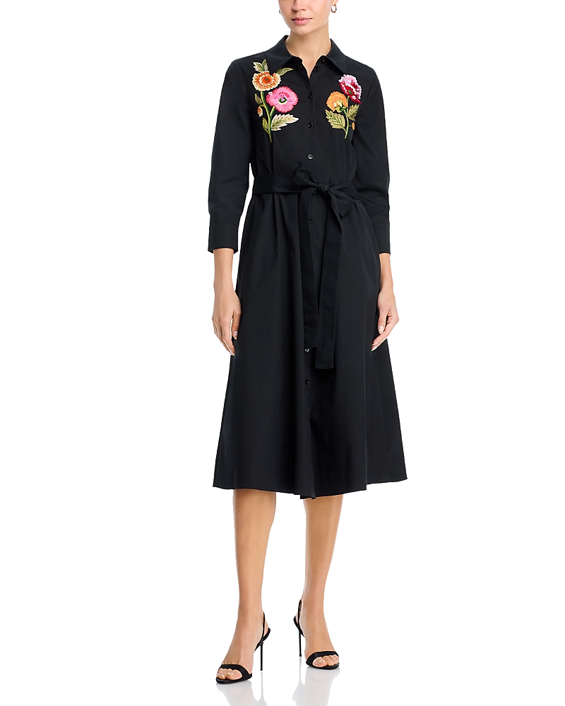 Carolina Herrera Embroidered Shirtdress