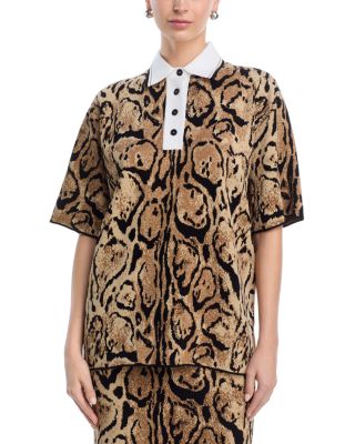 Cloud Leopard Polo Top & Cloud Leopard Skirt