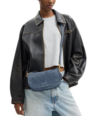Waverly Small Suede Shoulder Bag