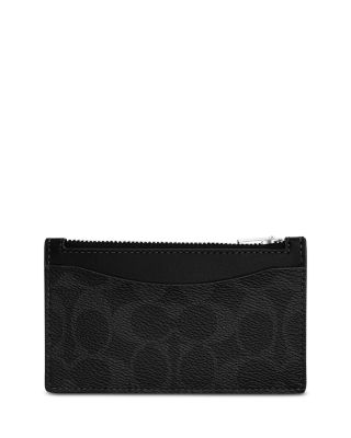 Zip Card Case in Signature Canvas