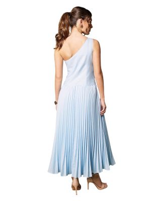 blue party dress for girl Feather Dress, 5 Width:80
