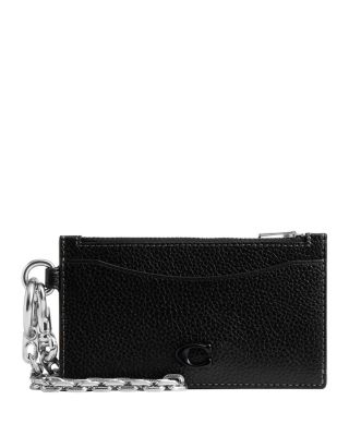 Zip Card Case with Chain