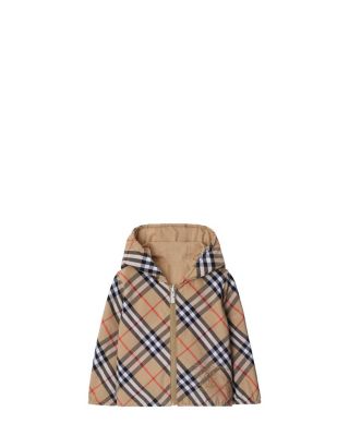 Boys' Reversible Check Cotton Blend Jacket - Baby, Little Kid