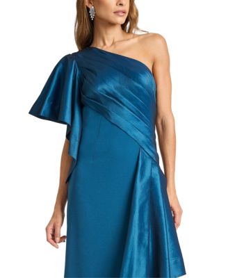  Santa Fe Draped Flounce Gown