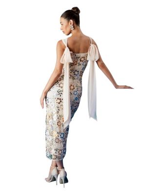 Muse Embellished Midi Dress