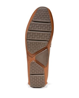 Men's Hutchison Grand Brown Leather Driving Loafers