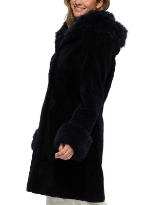  Sheared Cashmere Goat Parka