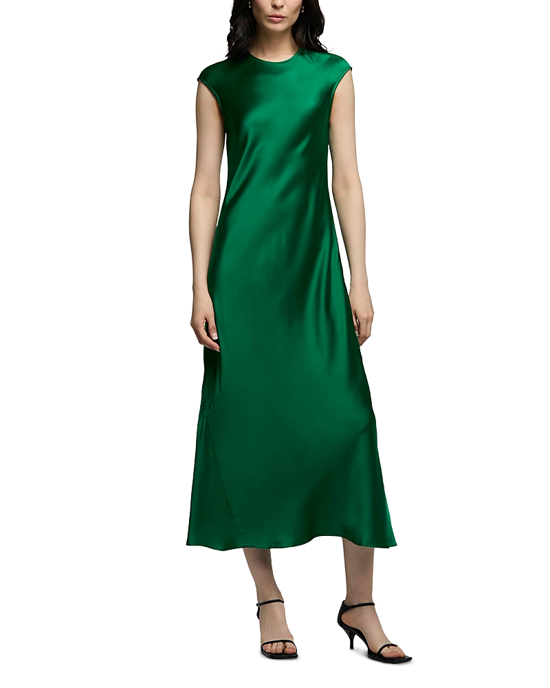 Argent Bias Silk Dress