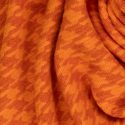 Houndstooth Naturally Weighted Wool Throw