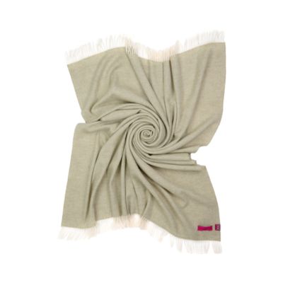 Herringbone Merino Wool Throw 