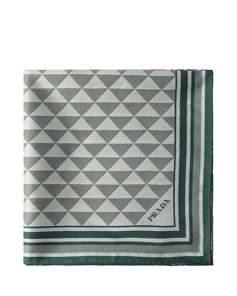 Prada Printed Silk Scarf 90X90