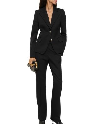  Grain de Poudre Wool Tailored Trousers