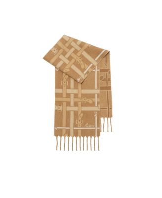  Belt Check Cashmere Scarf