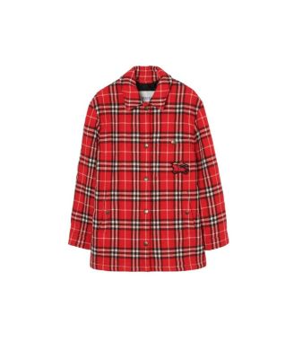 Check Wool Overshirt