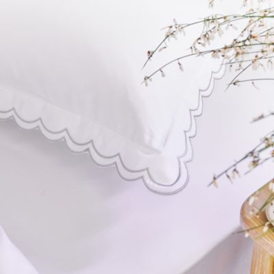 Scallop Pillowcase Pair, King