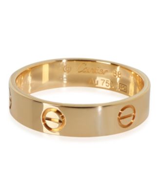 Love 18k Yellow Gold Ring