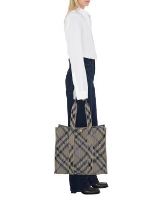  Medium Check Knitted Tote