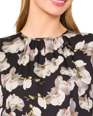 Orciana Puff Sleeve Belted Mini Dress