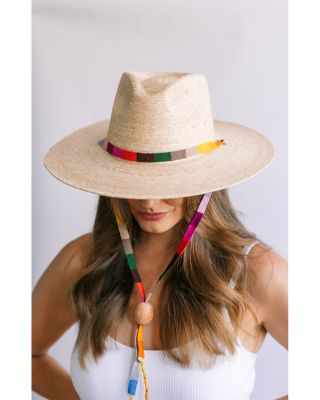 Rainbow Rancher Palm Straw Hat