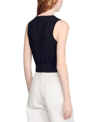 Sleeveless Cropped Top