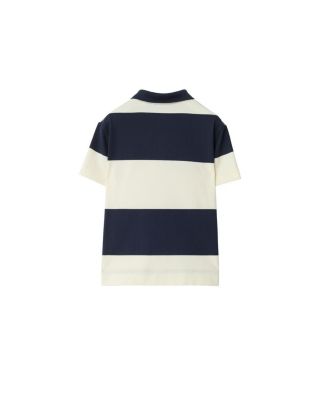 Boys' EKD Check Striped Cotton Polo Shirt - Little Kid, Big Kid