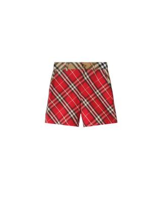Boys' Check Cotton Shorts - Little Kid, Big Kid
