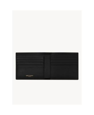 Tiny Cassandre East/West Wallet in Crocodile-Embossed Matte Leather