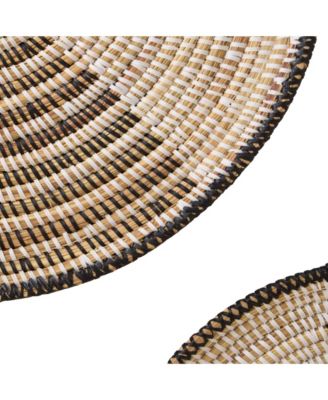 Wall Basket Graphic Print, Set of 3