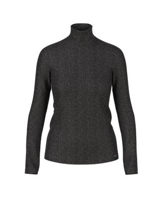   Slim-Fit Lurex Long-Sleeved Top