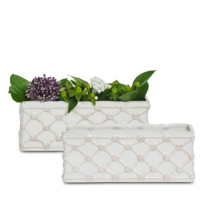 Berry & Thread Petite Parterre Garden 8" Planter, Set of 2