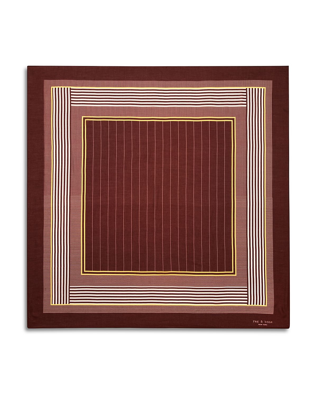 rag & bone Pin Stripe Square Scarf