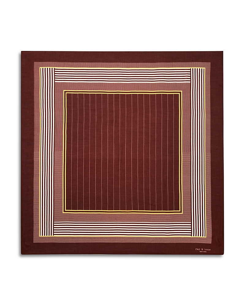 rag & bone Pin Stripe Square Scarf