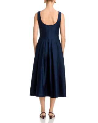 Sateen Midi Dress